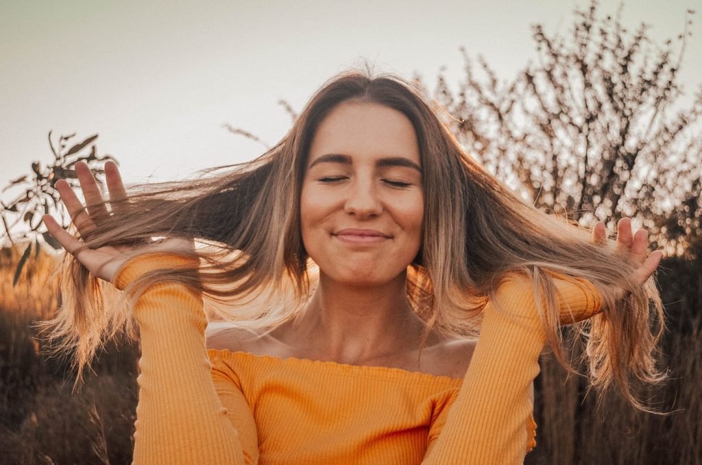 Hardwiring Happiness: The Neuroscience of Contentment and How to Rewire Your Brain happiness and contentment feeling of woman image